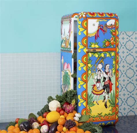 dolce gabbana fridge smeg|SMEG vintage fridge.